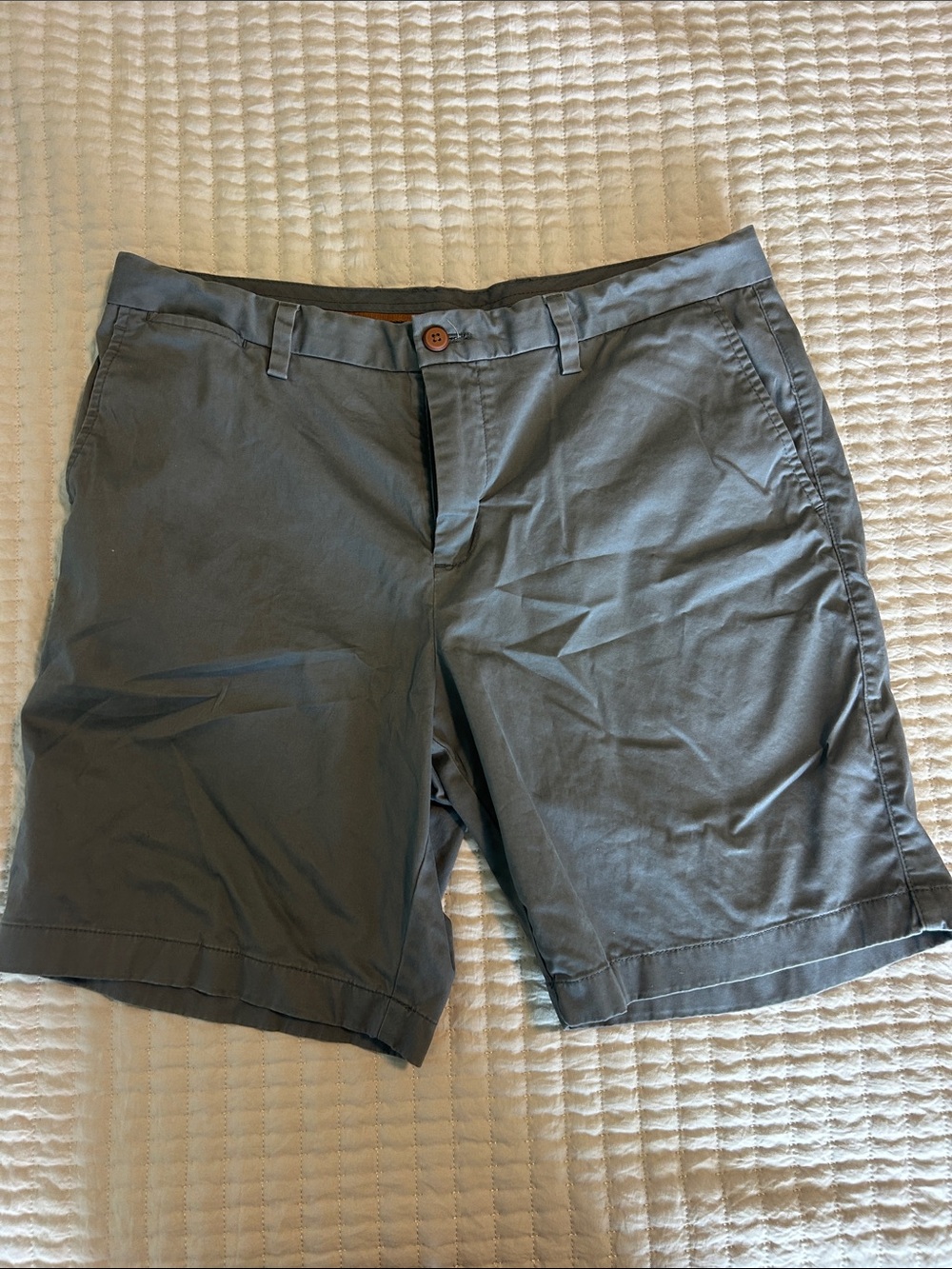 Tommy Bahama Men's Slate Gray Flat Front Chino Shorts